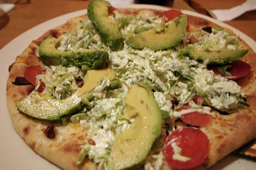 California-style pizza
